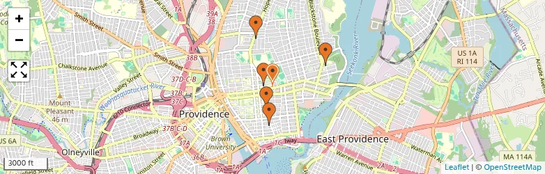 Related schools map