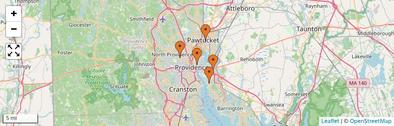 Related schools map