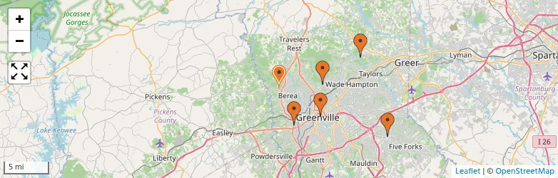 Related schools map