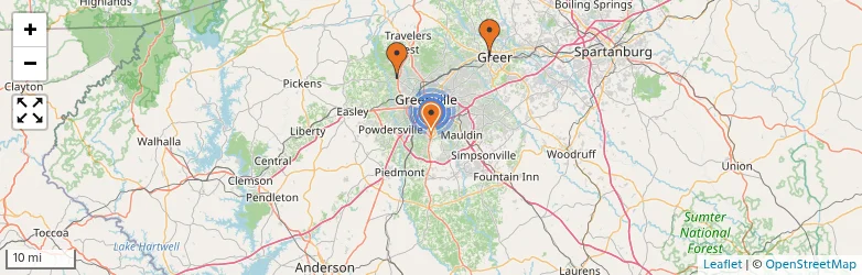 Related schools map