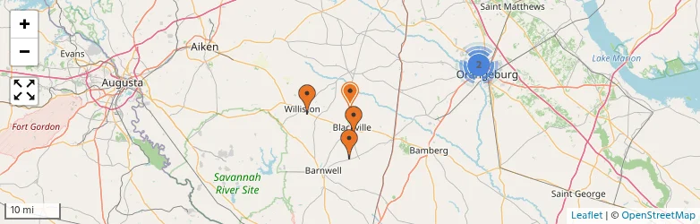 Related schools map