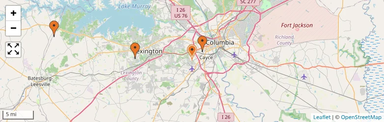 Related schools map