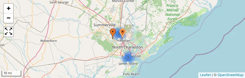 Related schools map