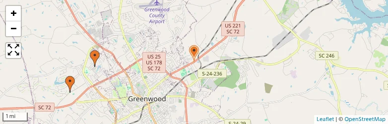 Related schools map