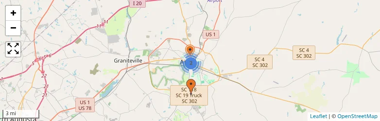 Related schools map