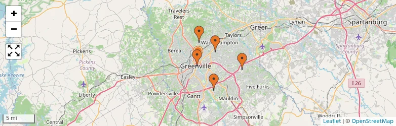 Related schools map