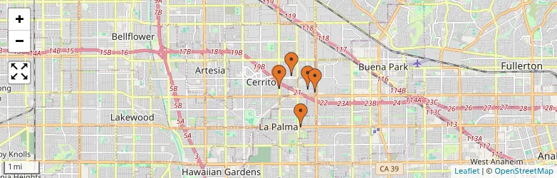 Related schools map