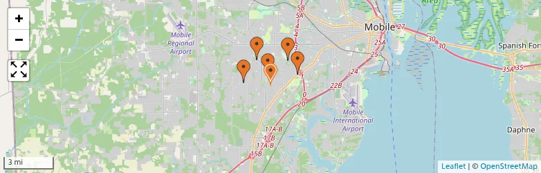 Related schools map
