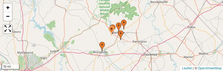 Related schools map