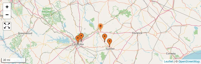 Related schools map