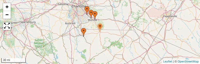 Related schools map