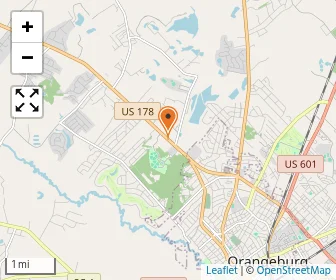 Map of Orangeburg Preparatory School