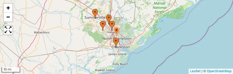 Related schools map