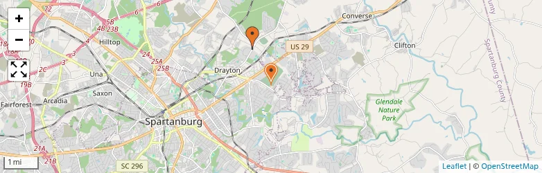 Related schools map
