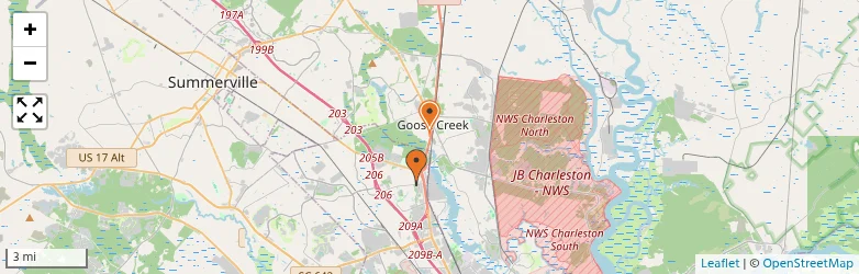 Related schools map