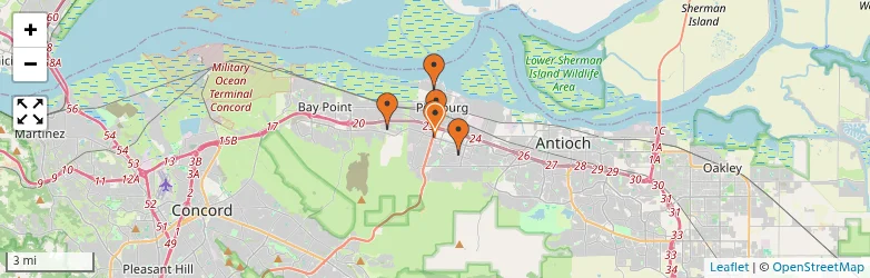Related schools map