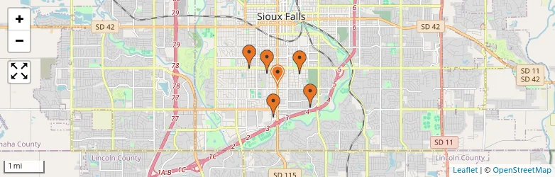 Related schools map