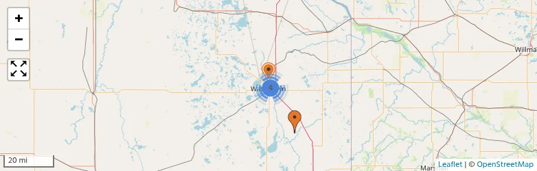 Related schools map