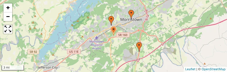 Related schools map