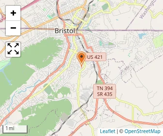 Map of Brookside Baptist Academy