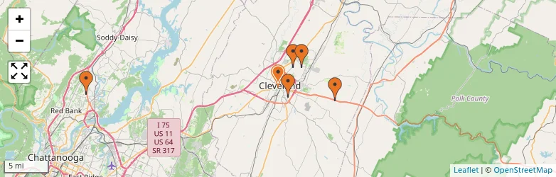 Related schools map