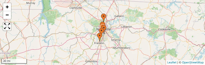 Related schools map