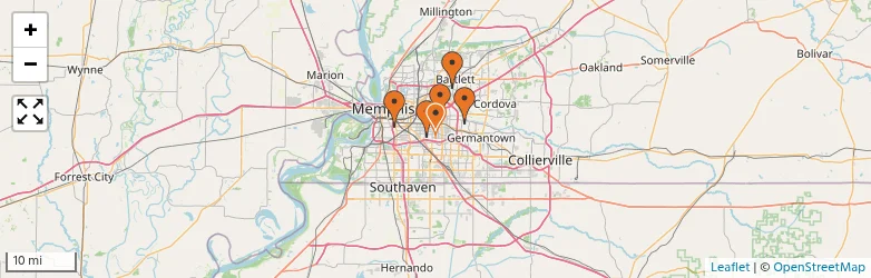 Related schools map