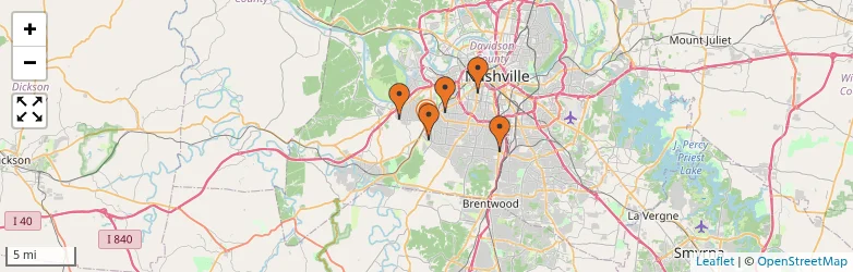 Related schools map