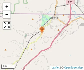 Map of Jellico Christian Academy
