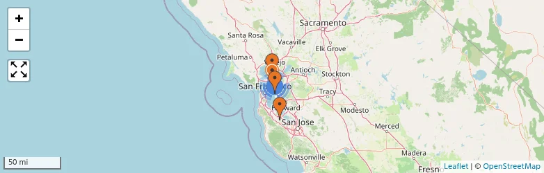Related schools map