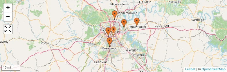 Related schools map