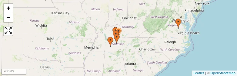 Related schools map
