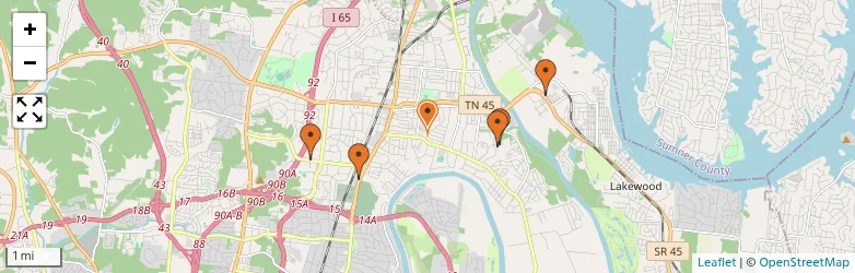 Related schools map
