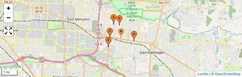 Related schools map