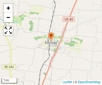 Map of Mint Springs Amish School