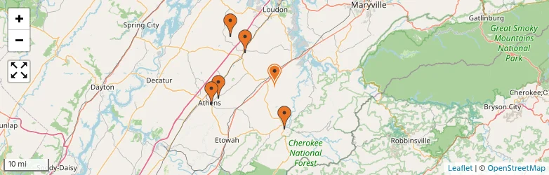 Related schools map
