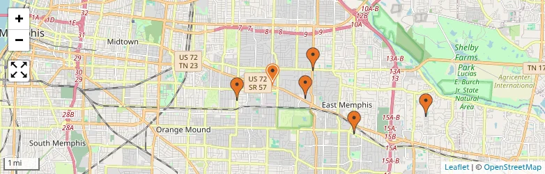 Related schools map