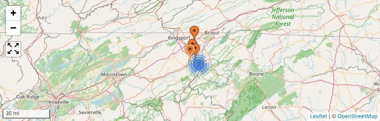 Related schools map