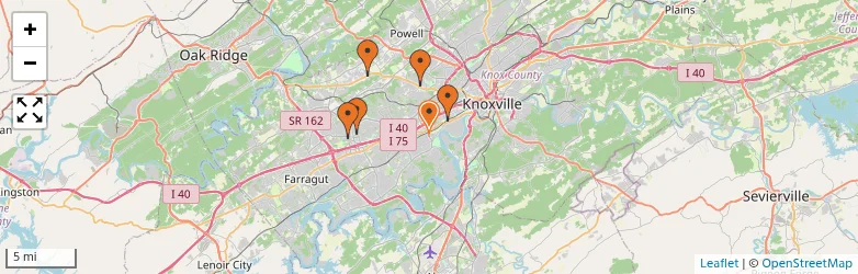 Related schools map