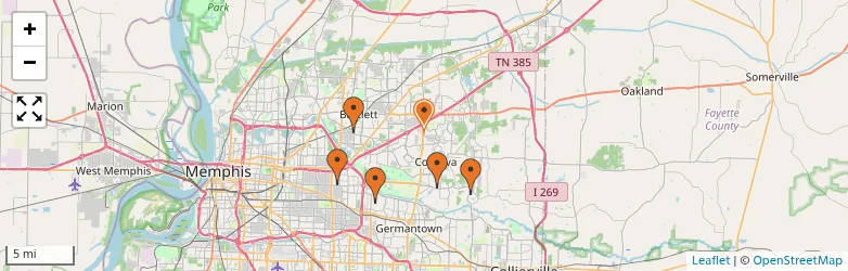 Related schools map