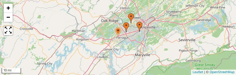 Related schools map