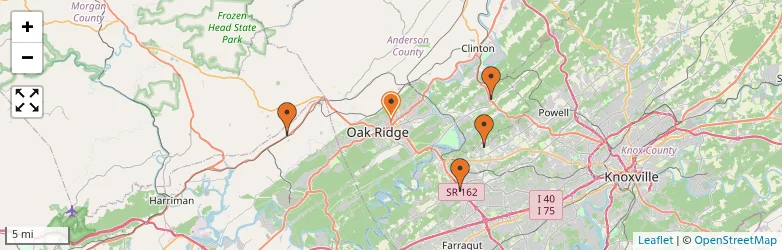Related schools map