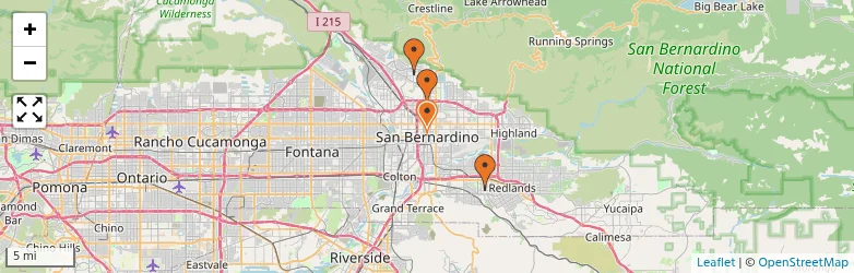Related schools map