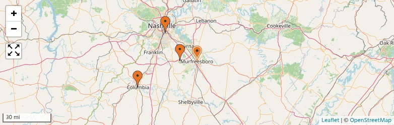 Related schools map