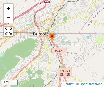 Map of Tennessee Avenue Christian Academy