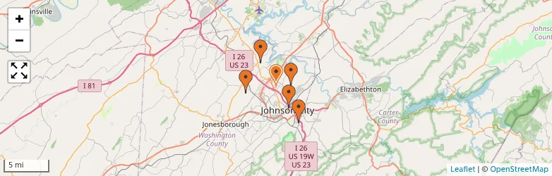 Related schools map