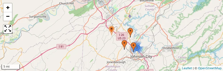 Related schools map