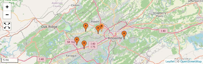 Related schools map