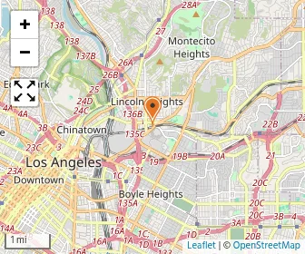 Map of Lac+usc Employees Childrens Center