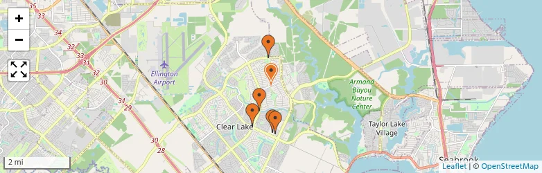 Related schools map